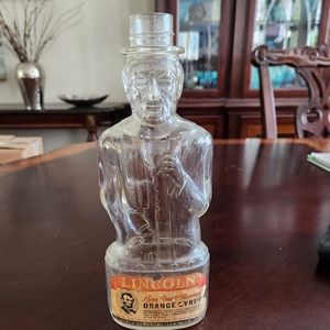 Vintage Abe Lincoln Bank Bottle